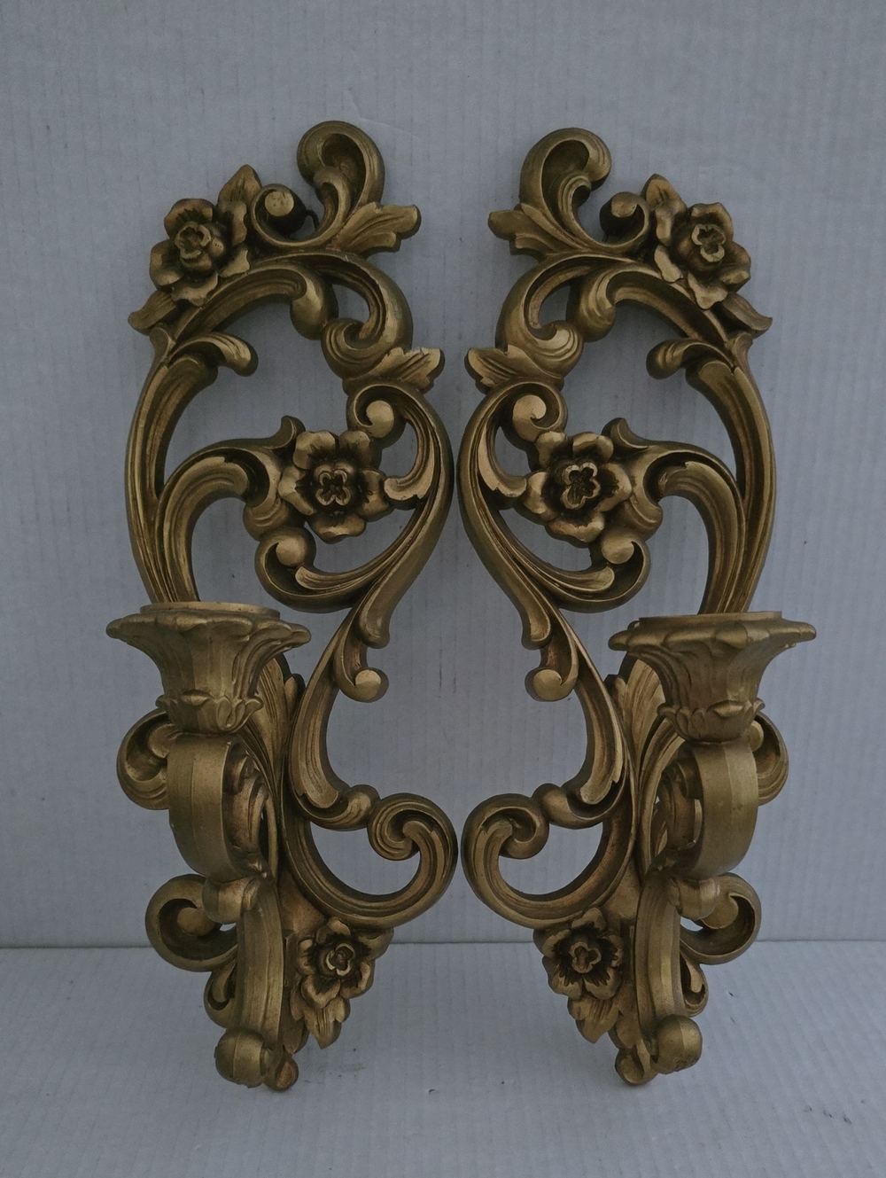 Pair of Vintage Homco Sconces - Picture 16 of 16
